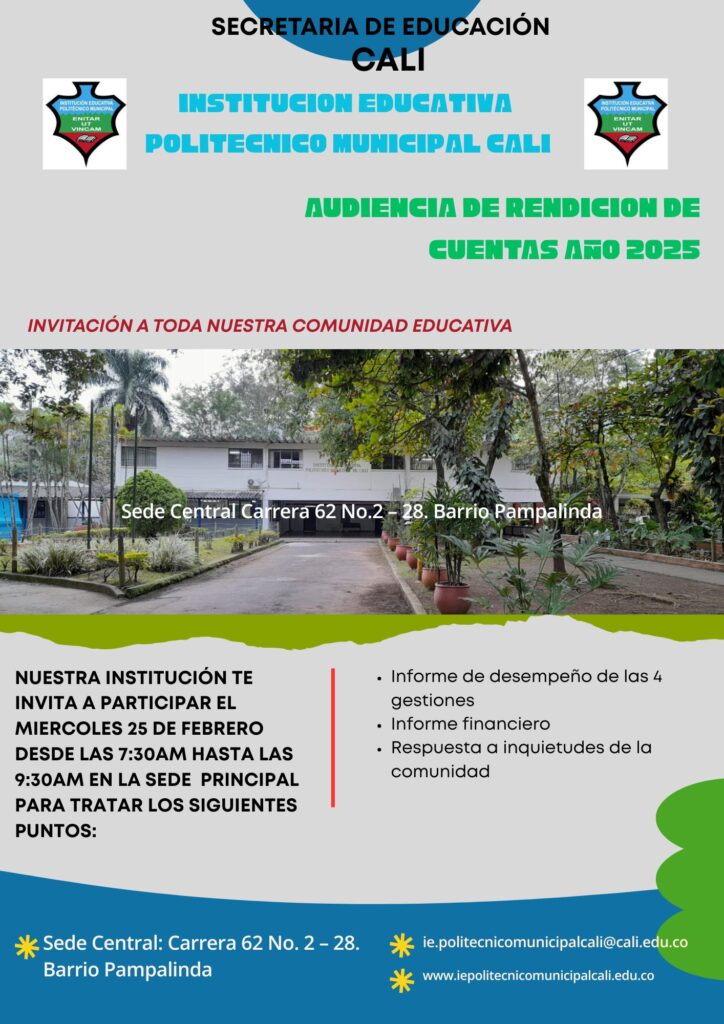 AUDIENCIA DE RENDICIÓN DE CUENTAS