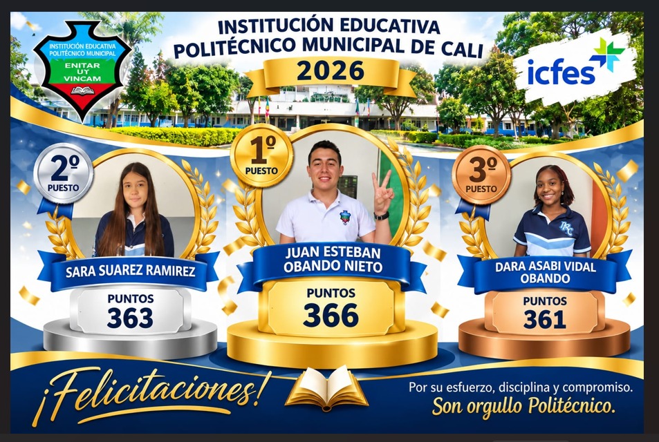 CUADRO DE HONOR MEJORES RESULTADOS PRUEBA SABER 2026